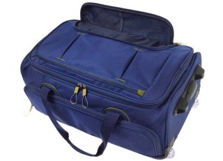 Малая дорожная сумка-чемодан на 2-х колесах 40 л MARCH Gogobag, синий