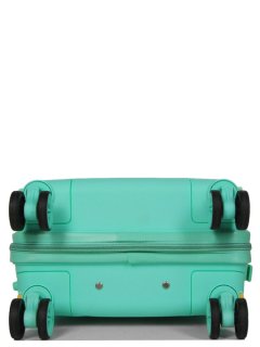 Маленька авіа валіза Snowball Mini XS – 25 л, 2,3 кг зі знімними колесами Бірюзова