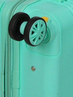 Маленька авіа валіза Snowball Mini XS – 25 л, 2,3 кг зі знімними колесами Бірюзова