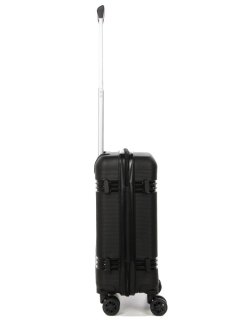 Маленька авіа валіза Snowball Mini XS – 25 л, 2,3 кг зі знімними колесами Чорна