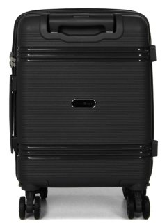 Маленька авіа валіза Snowball Mini XS – 25 л, 2,3 кг зі знімними колесами Чорна