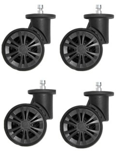 Маленька авіа валіза Snowball Mini XS – 25 л, 2,3 кг зі знімними колесами Чорна