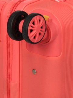 Маленька авіа валіза Snowball Mini XS – 25 л, 2,3 кг зі знімними колесами Коралова