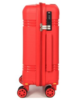 Маленька авіа валіза Snowball Mini XS – 25 л, 2,3 кг зі знімними колесами Червона