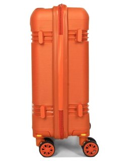 Маленька авіа валіза Snowball Mini XS – 25 л, 2,3 кг зі знімними колесами Помаранчева