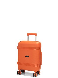 Маленька авіа валіза Snowball Mini XS – 25 л, 2,3 кг зі знімними колесами Помаранчева