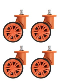 Маленька авіа валіза Snowball Mini XS – 25 л, 2,3 кг зі знімними колесами Помаранчева