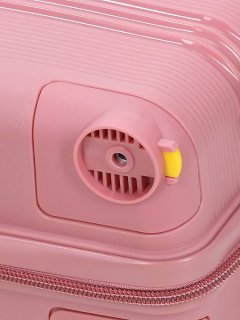 Маленька авіа валіза Snowball Mini XS – 25 л, 2,3 кг зі знімними колесами Рожева