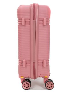 Маленька авіа валіза Snowball Mini XS – 25 л, 2,3 кг зі знімними колесами Рожева