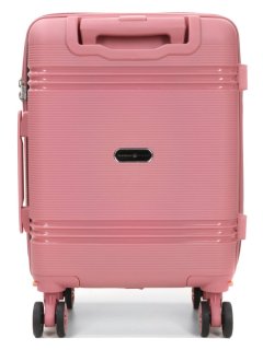 Маленька авіа валіза Snowball Mini XS – 25 л, 2,3 кг зі знімними колесами Рожева