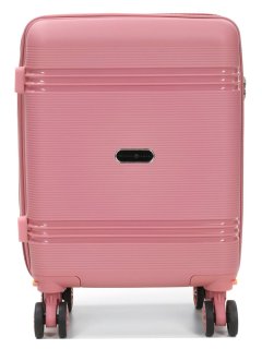 Маленька авіа валіза Snowball Mini XS – 25 л, 2,3 кг зі знімними колесами Рожева
