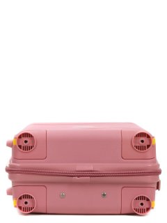 Маленька авіа валіза Snowball Mini XS – 25 л, 2,3 кг зі знімними колесами Рожева
