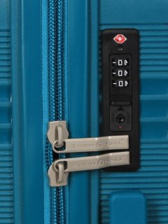Маленька авіа валіза Snowball Mini XS – 25 л, 2,3 кг зі знімними колесами Синя