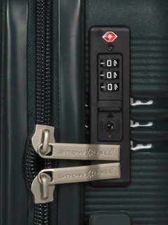 Маленька авіа валіза Snowball Mini XS – 25 л, 2,3 кг зі знімними колесами Зелена