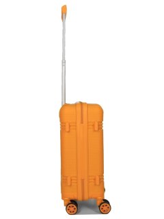 Маленький авиа чемодан Snowball Mini XS – 25 л, 2,3 кг со съемными колесами Желтый