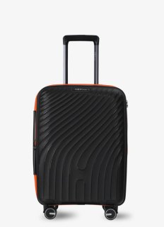 Маленький чемодан ручная кладь V&V Travel Urban – 40 / 45 л, 2,4 кг Черный