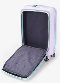 Маленький авиачемодан V&V Travel Urban с карманом для ноутбука – 40 л, 2,4 кг Розовый