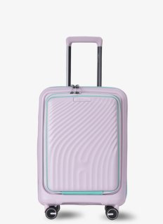 Маленький авиачемодан V&V Travel Urban с карманом для ноутбука – 40 л, 2,4 кг Розовый