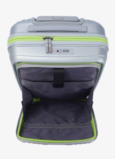 Маленький авиачемодан V&V Travel Urban с карманом для ноутбука – 40 л, 2,4 кг Серый