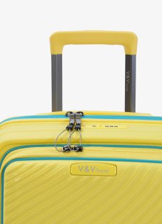 Маленький авиачемодан V&V Travel Urban с карманом для ноутбука – 40 л, 2,4 кг Желтый Маленький авиачемодан V&V Travel Urban с карманом для ноутбука – 40 л, 2,4 кг Желтый