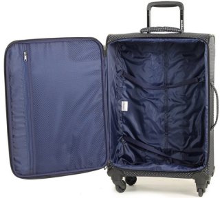 Маленький чемодан 31 л Members Vogue (S) Blue Geo Print