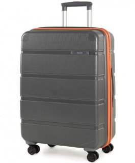 Маленький чемодан 31 л Rock Meteor (S) Dark Grey/Orange