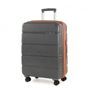 Маленький чемодан 31 л Rock Meteor (S) Dark Grey/Orange