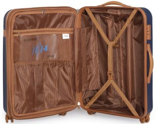 Маленький чемодан 35.5/45.5 л Rock Valiant Cream Hardshell Expandable (S)