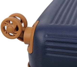 Маленька валіза 35.5/45.5 л Rock Valiant Navy Blue Hardshell Expandable (S)