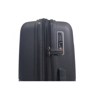 Маленький чемодан AIRTEX 245 ручная кладь на 40 л весом 2,3 кг из полипропилена Черный