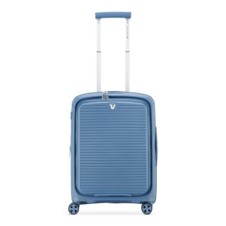 Мала валіза ручна поклажа Roncato ARCADE DLX – 47 / 55 л, 2,7 кг Блакитна