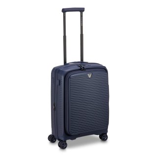 Мала валіза ручна поклажа Roncato ARCADE DLX – 47 / 55 л, 2,7 кг Синя