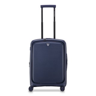 Мала валіза ручна поклажа Roncato ARCADE DLX – 47 / 55 л, 2,7 кг Синя
