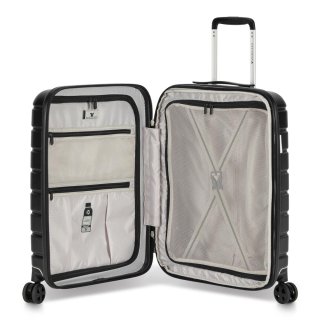 Маленький чемодан ручная кладь Roncato B-Flying Relife – 44/55 л, 2,59 кг Черный