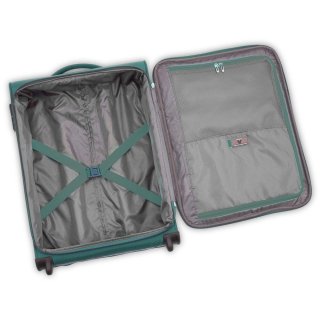 Мала валіза ручна поклажа Roncato Lite Soft – 42 л, 1,6 кг Зелена