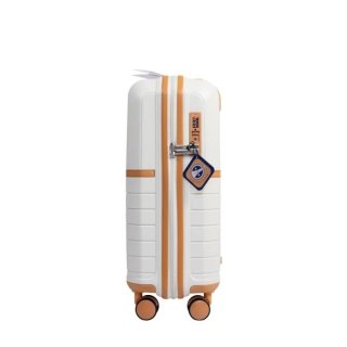 Маленький чемодан ручная кладь Snowball – 40 л, 2,7 кг Белый