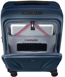 Маленький чемодан ручная кладь Wenger Skyon – 35/45 л, 3,46 кг Синий