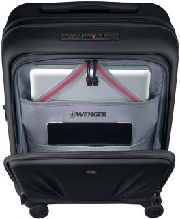 Маленький чемодан ручная кладь Wenger Skyon – 35/45 л, 3,46 кг Черный