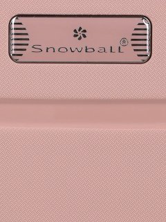 Маленька валіза Snowball 61303 ручна поклажа на 36 л з поліпропілену Рожевий Маленька валіза Snowball 61303 ручна поклажа на 36 л з поліпропілену Рожевий