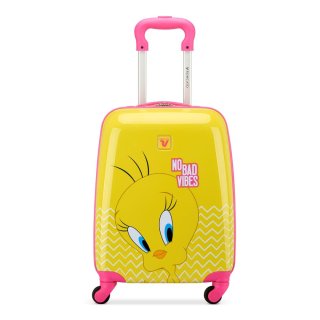 Мала дитяча валіза ручна поклажа Roncato LOONEY TUNES KIDS – 27 л, 1,9 кг Жовта