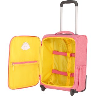 Маленька дитяча валіза ручна поклажа Travelite YOUNGSTER на 20 л вагою 1,9 кг Рожевий