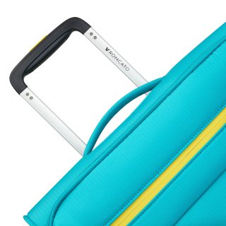 Маленький ультралегкий чемодан ручная кладь Roncato Lite Soft – 42 л, 1,7 кг Бирюзовый