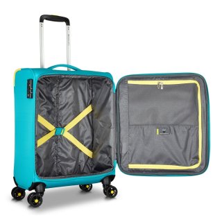 Маленький ультралегкий чемодан ручная кладь Roncato Lite Soft – 42 л, 1,7 кг Бирюзовый