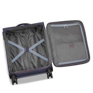 Маленький ультралегкий чемодан ручная кладь Roncato Lite Soft – 42 л, 1,7 кг Синий