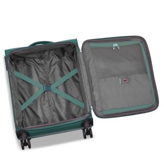 Маленький ультралегкий чемодан ручная кладь Roncato Lite Soft – 42 л, 1,7 кг Зеленый