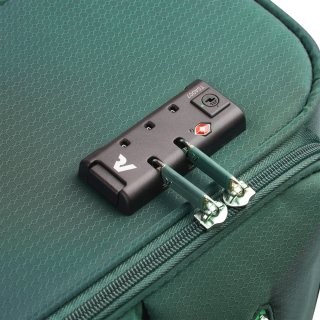 Маленький ультралегкий чемодан ручная кладь Roncato Lite Soft – 42 л, 1,7 кг Зеленый