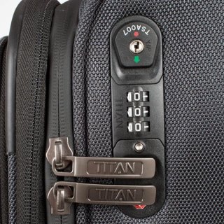 Малый 2-х колесный чемодан 44/53 л Titan Nonstop, антрацит Малый 2-х колесный чемодан 44/53 л Titan Nonstop, антрацит