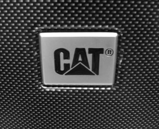 Мала 4-х колісна валіза CAT Carbon, чорний
