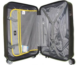 Мала 4-х колісна валіза CAT Carbon, чорний