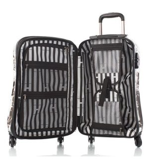 Малый 4-х колесный чемодан Heys Marble Swirl (S) Stone Print